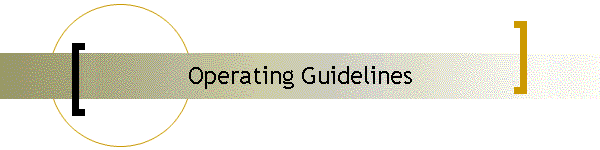 Operating Guidelines